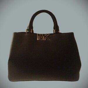 Michael Kors Florence Large Black Leather Satchel Style # 38S7CRES3L
